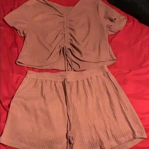 Short & Top Blush Pink Set
